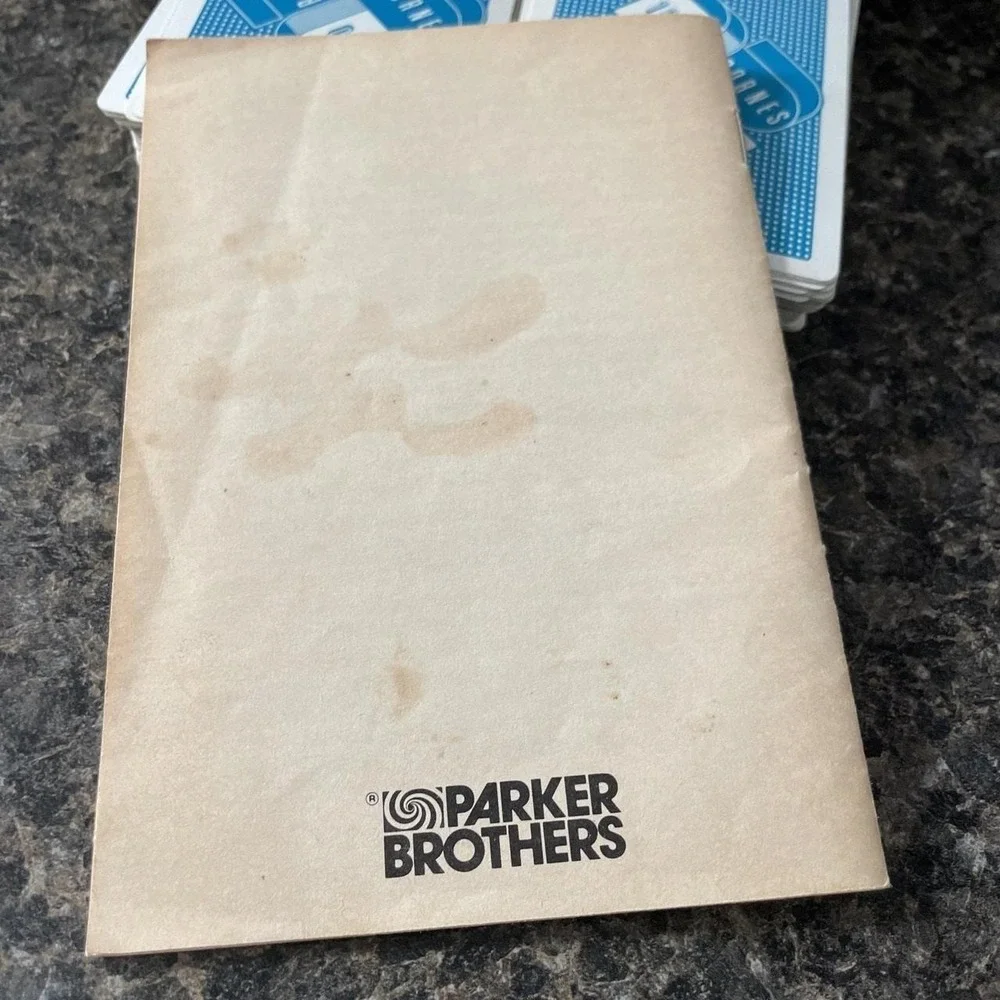 Vintage 1981 Mille Bornes French Card Game Parker Brothers Cards Instructions